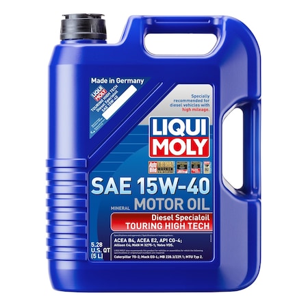 Liqui Moly Touring High Tech Diesel Specialoil 15W-40, 5 Liter, 2044 2044